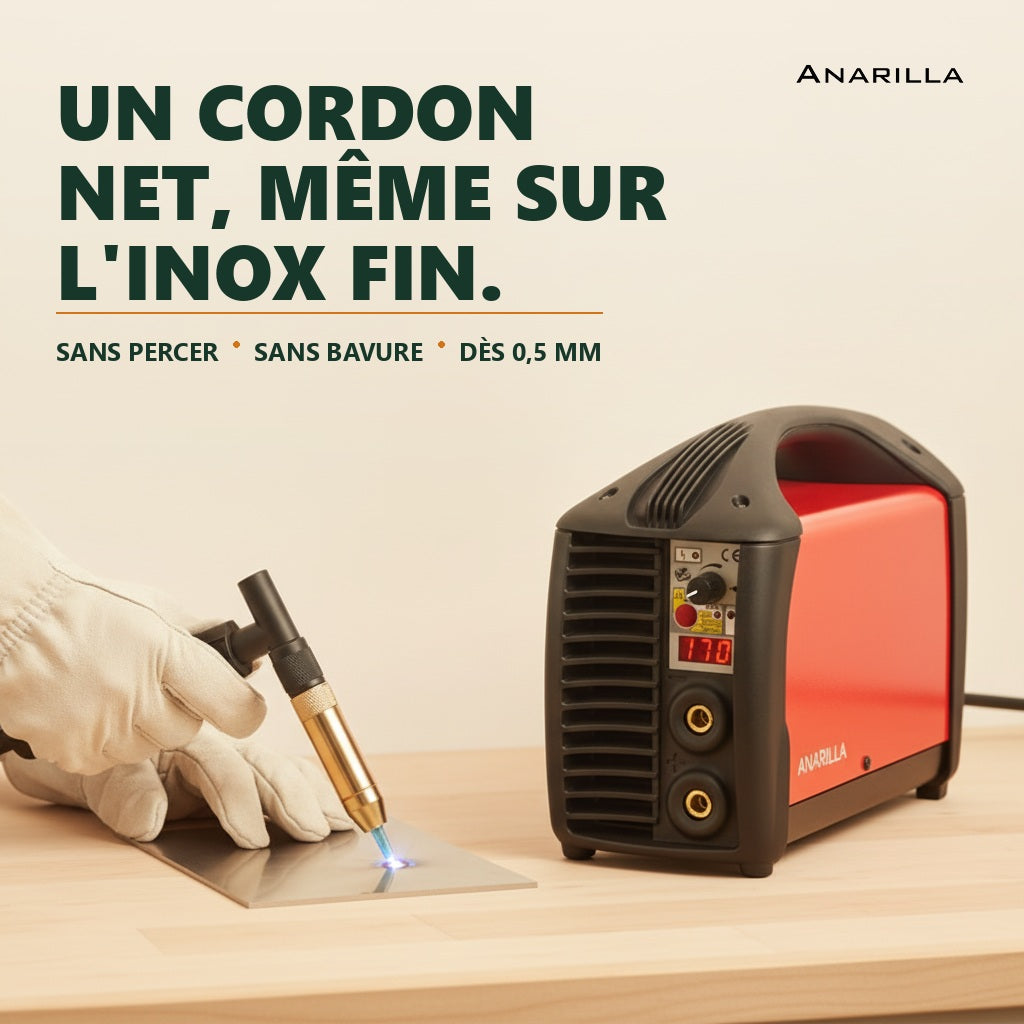 ArcPro™ — Un cordon net, même sur l'inox fin.