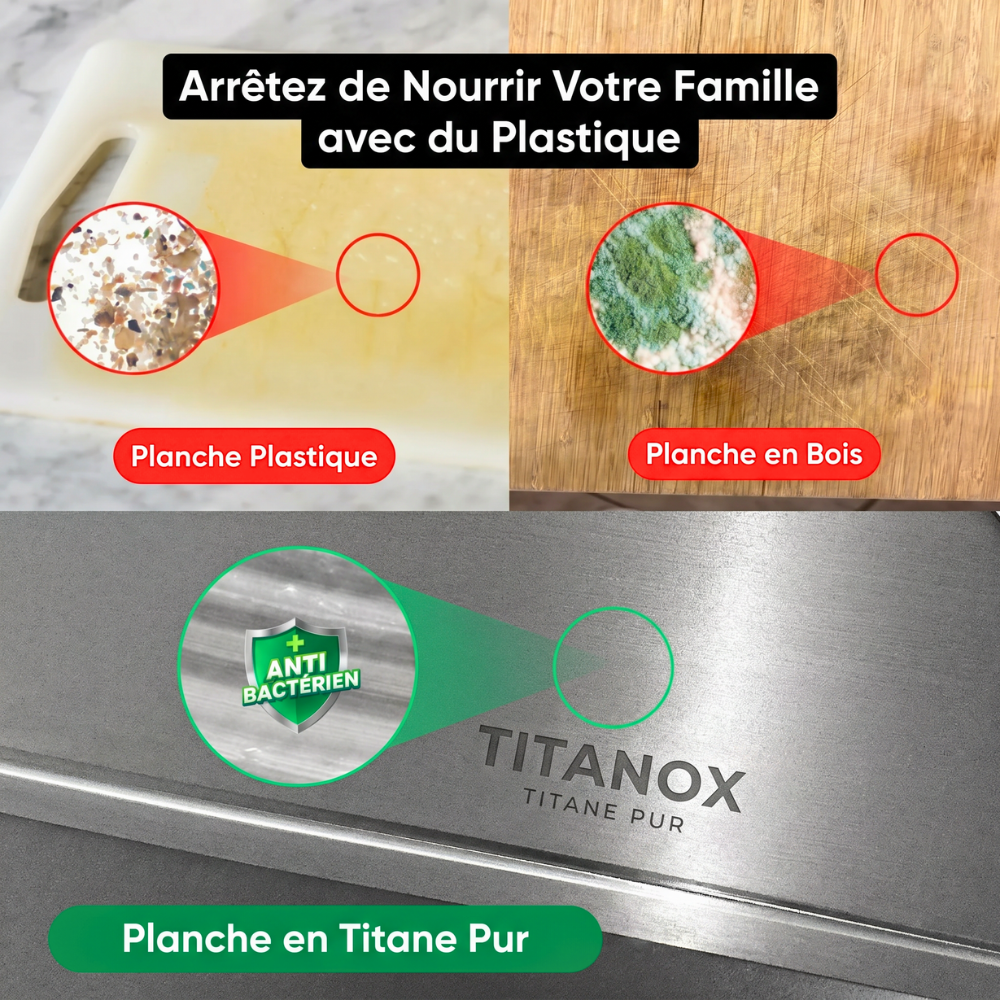 Planche de découpe en titane Anarilla®