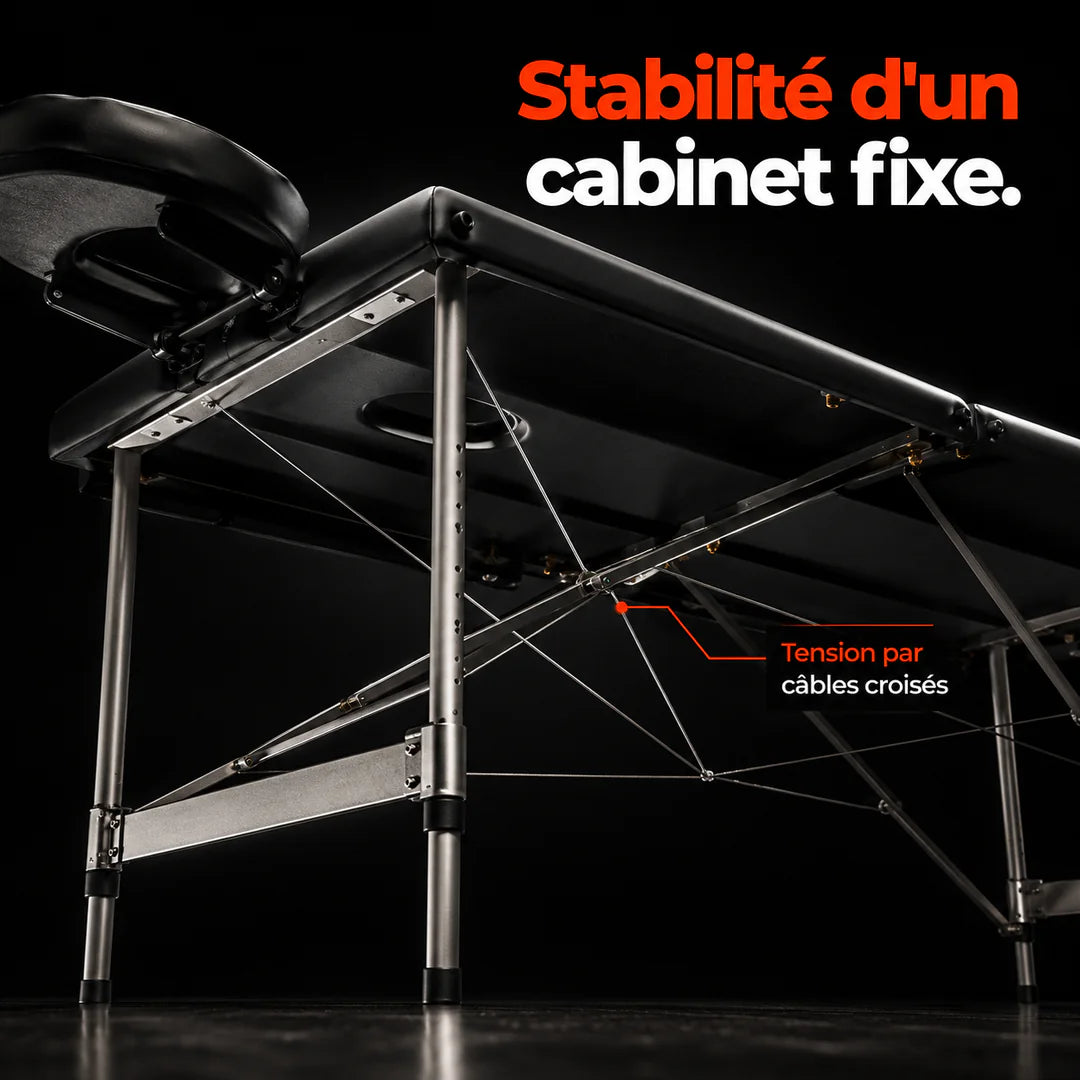 Table de massage pliante réglable 185 × 70 cm