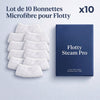 10 bonnettes microfibre