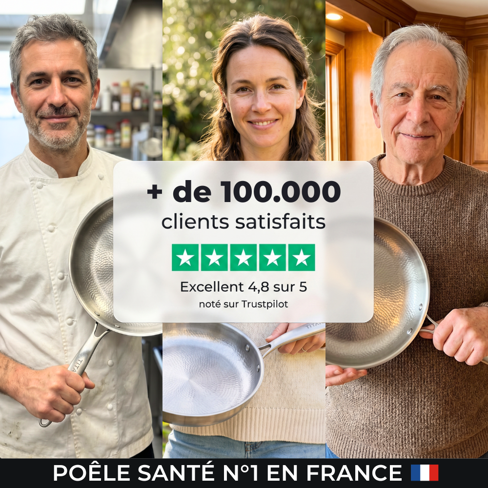 Poêle Anarilla® en titane pur