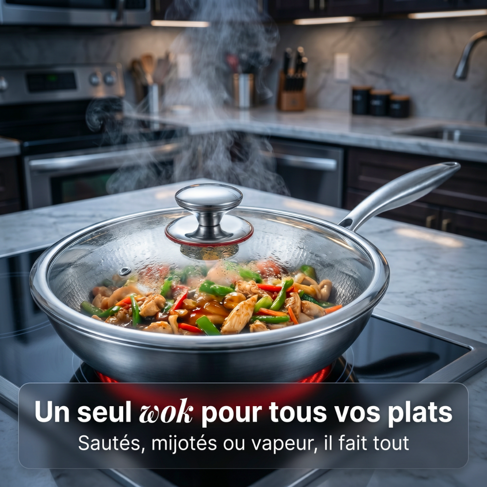 Wok Anarilla® 28 cm en titane