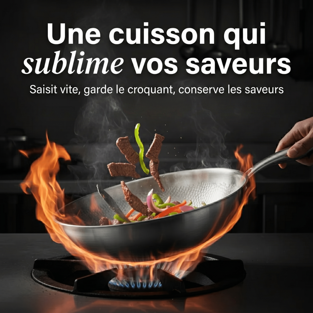 Wok Anarilla® 28 cm en titane