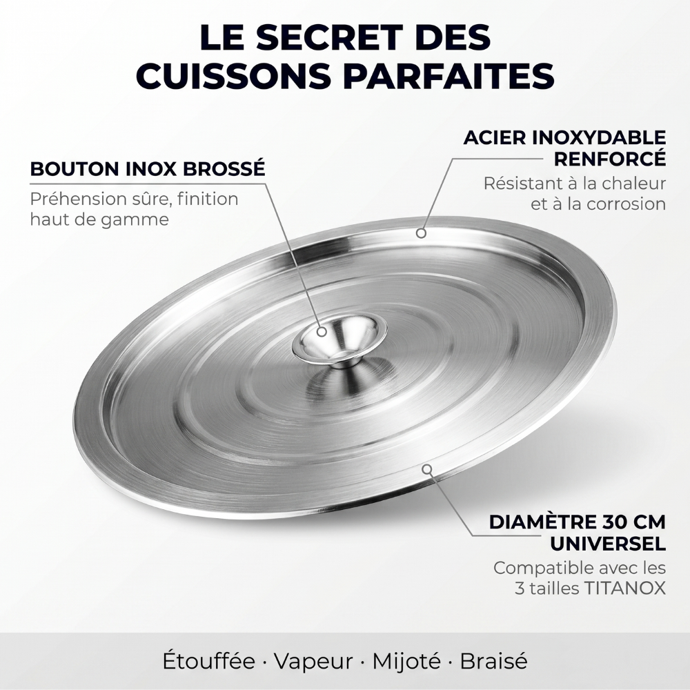 Couvercle universel inox Anarilla®