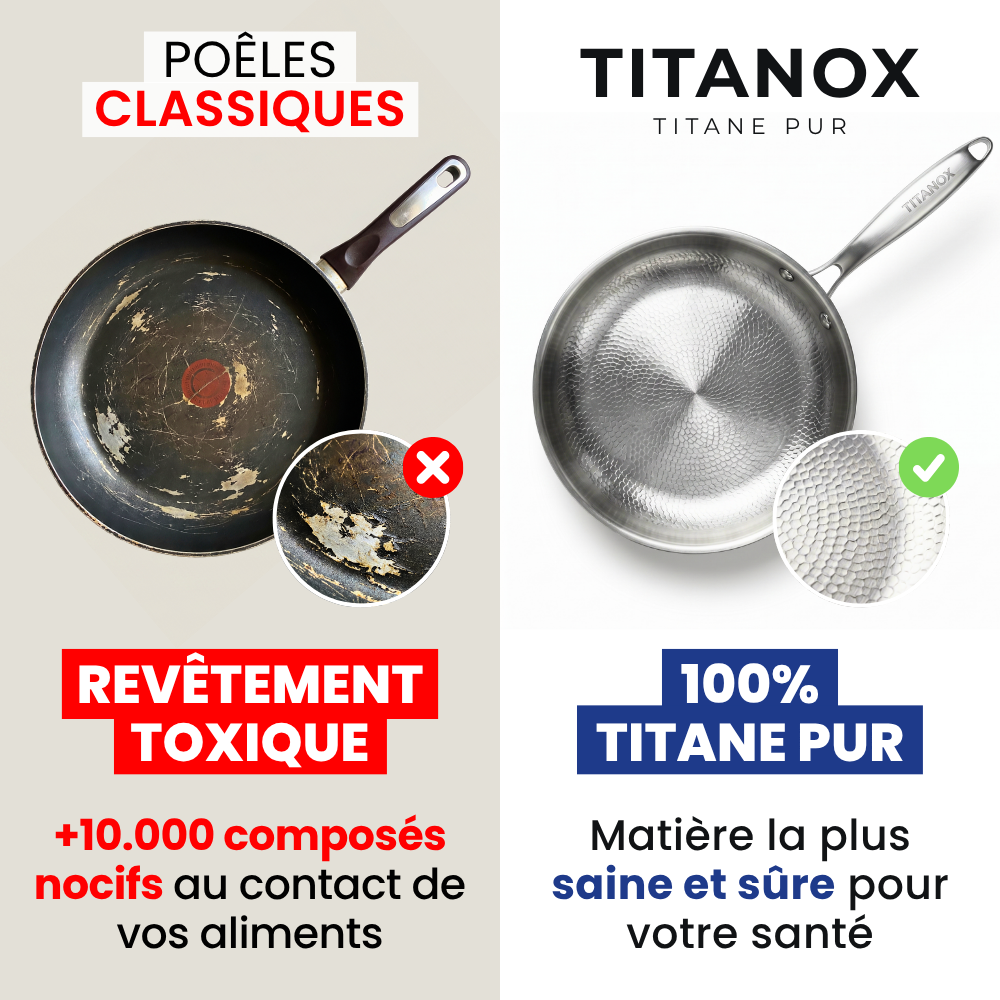 Poêle Anarilla® en titane pur
