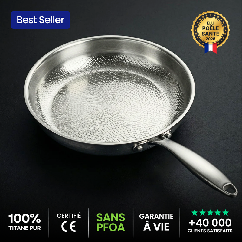 Poêle Anarilla® en titane pur