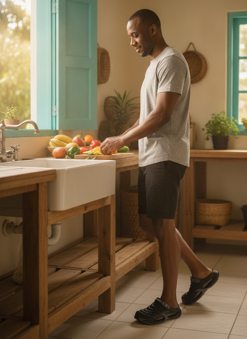 AirStep en cuisine, journée debout