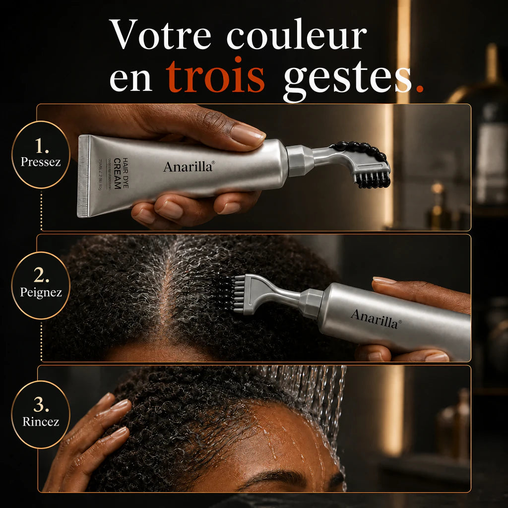 Application précise de ColorComb mèche par mèche