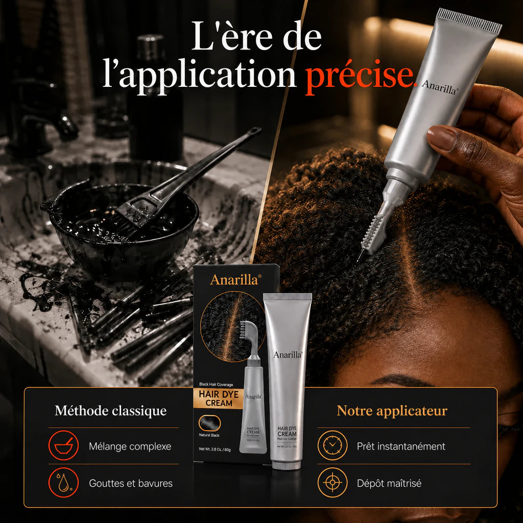 Méthode classique comparée au peigne applicateur ColorComb