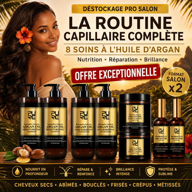 Rituel capillaire à l’huile d’argan Anarilla
