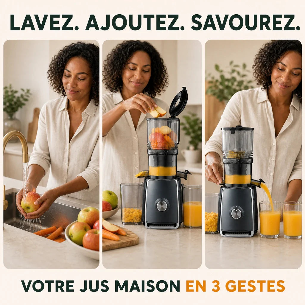 FreshPress™ – Extracteur de jus à presse froide 300 W