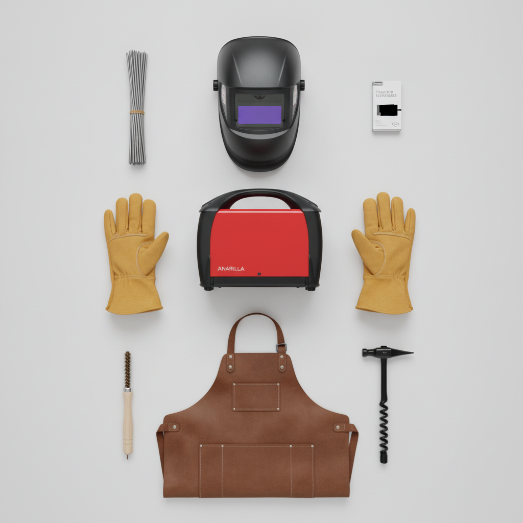 Pack ArcPro™ complet : poste TIG, masque, gants, tablier et consommables