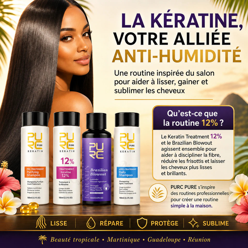 Protocole Kératine 12 % – Kit complet x2