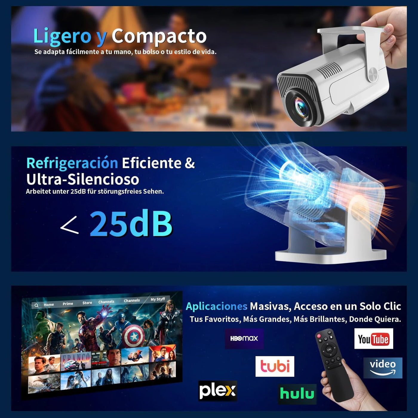 Pack Projecteur + Écran ArenaBeam™