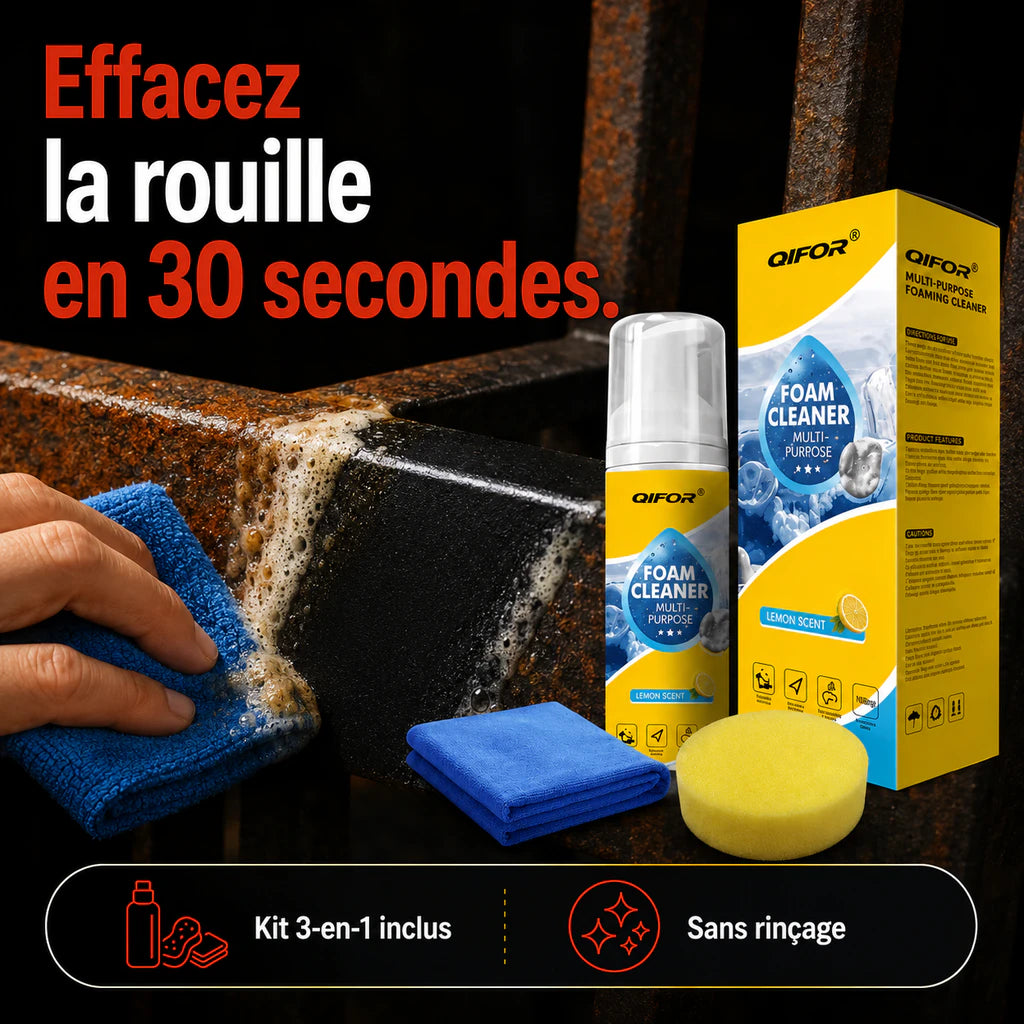 Mousse Nettoyante Anti-Rouille Express – Multi-usage 150 ml