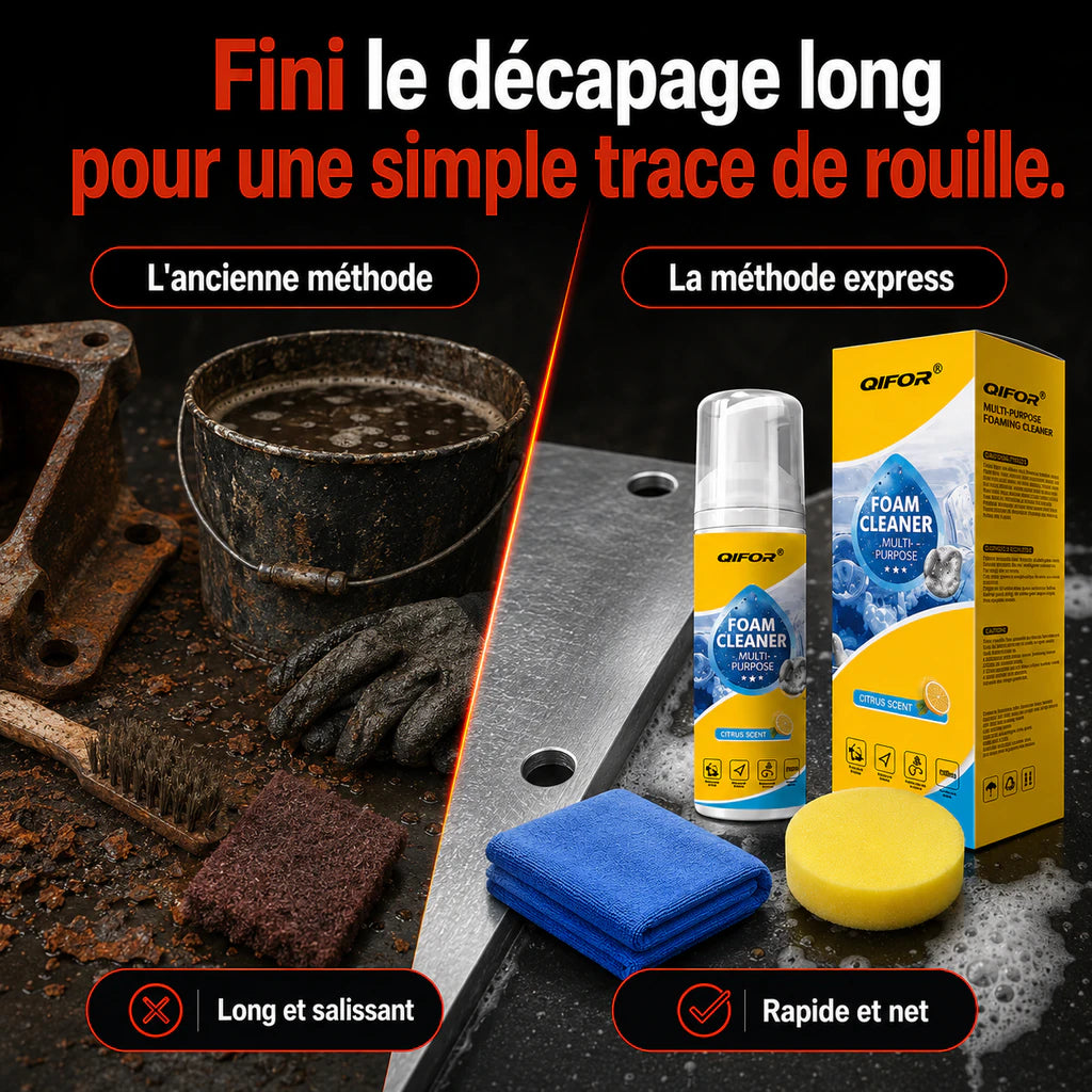 Mousse Nettoyante Anti-Rouille Express – Multi-usage 150 ml