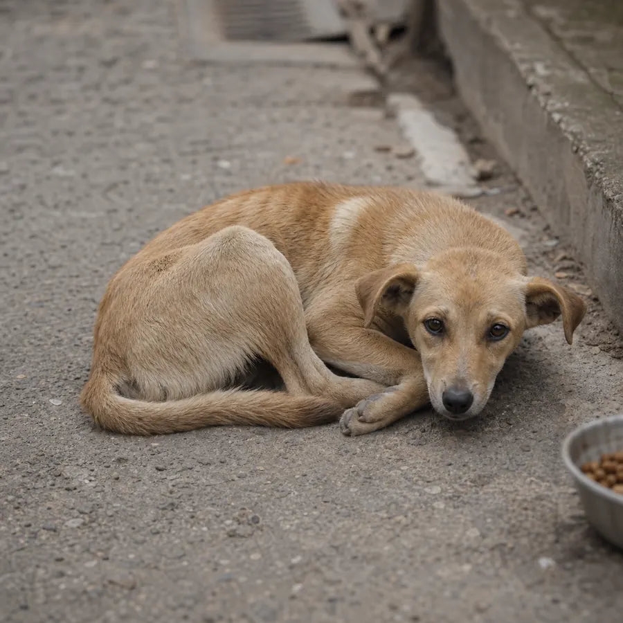 October 2025: Full Bowls for Dogs Waiting in the Street