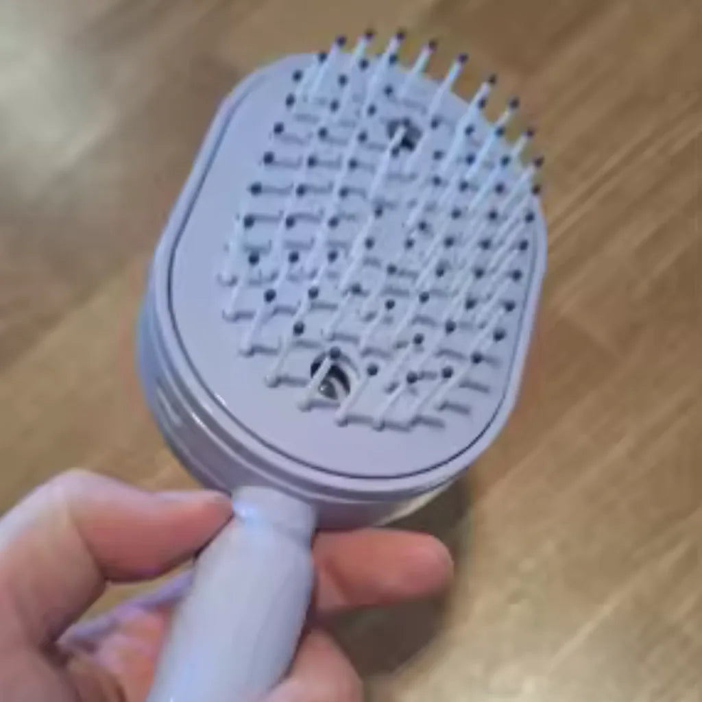 Customer hair touch-up with Hydra Brusheo
